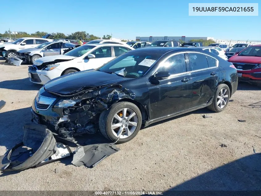 2012 Acura Tl 3.5 VIN: 19UUA8F59CA021655 Lot: 40777132