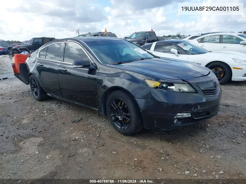 2012 Acura Tl 3.5 VIN: 19UUA8F29CA001105 Lot: 40789766