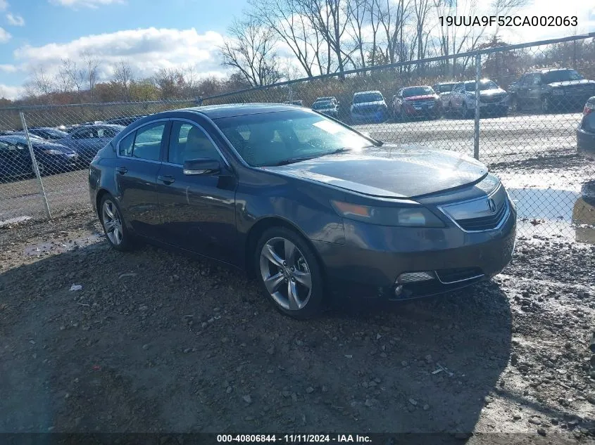 19UUA9F52CA002063 2012 Acura Tl 3.7