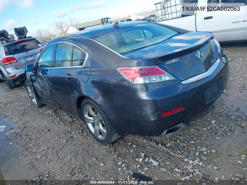 19UUA9F52CA002063 2012 Acura Tl 3.7