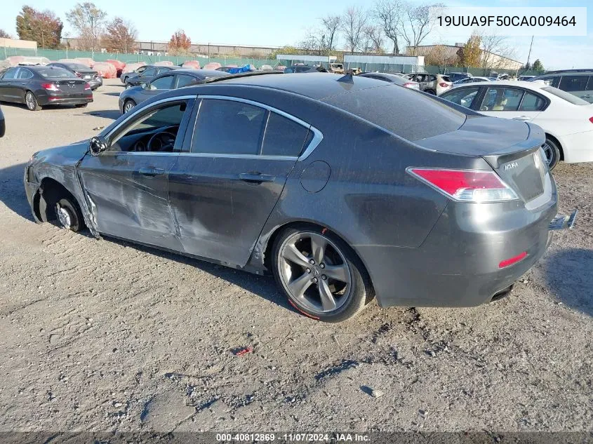 2012 Acura Tl 3.7 VIN: 19UUA9F50CA009464 Lot: 40812869