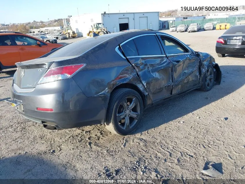 2012 Acura Tl 3.7 VIN: 19UUA9F50CA009464 Lot: 40812869