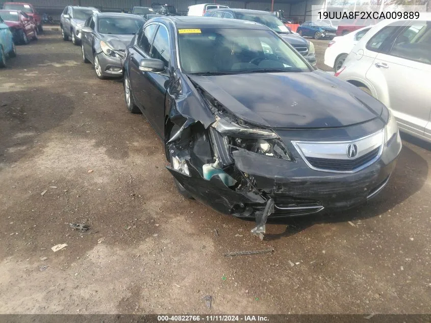 2012 Acura Tl VIN: 19UUA8F2XCA009889 Lot: 40822766