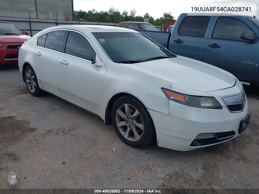 2012 Acura Tl Tech Auto VIN: 19UUA8F54CA028741 Lot: 40825882