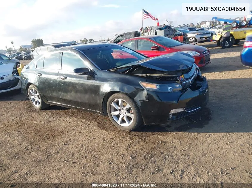 2012 Acura Tl 3.5 VIN: 19UUA8F5XCA004654 Lot: 40841528