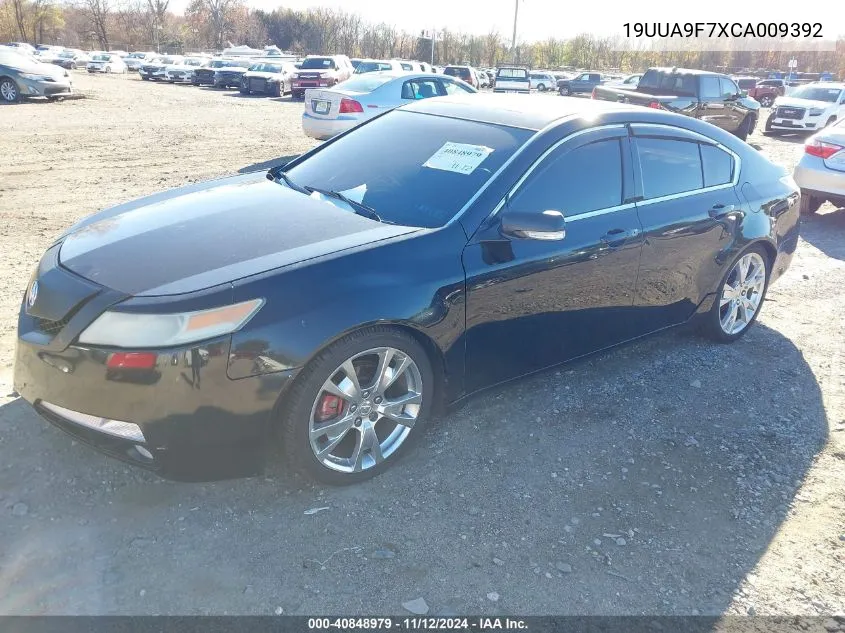 19UUA9F7XCA009392 2012 Acura Tl 3.7