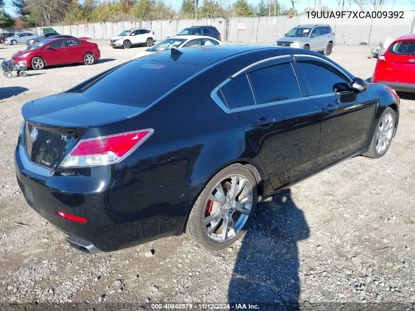 19UUA9F7XCA009392 2012 Acura Tl 3.7