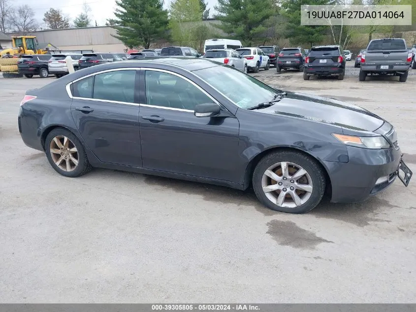 19UUA8F27DA014064 2013 Acura Tl 3.5