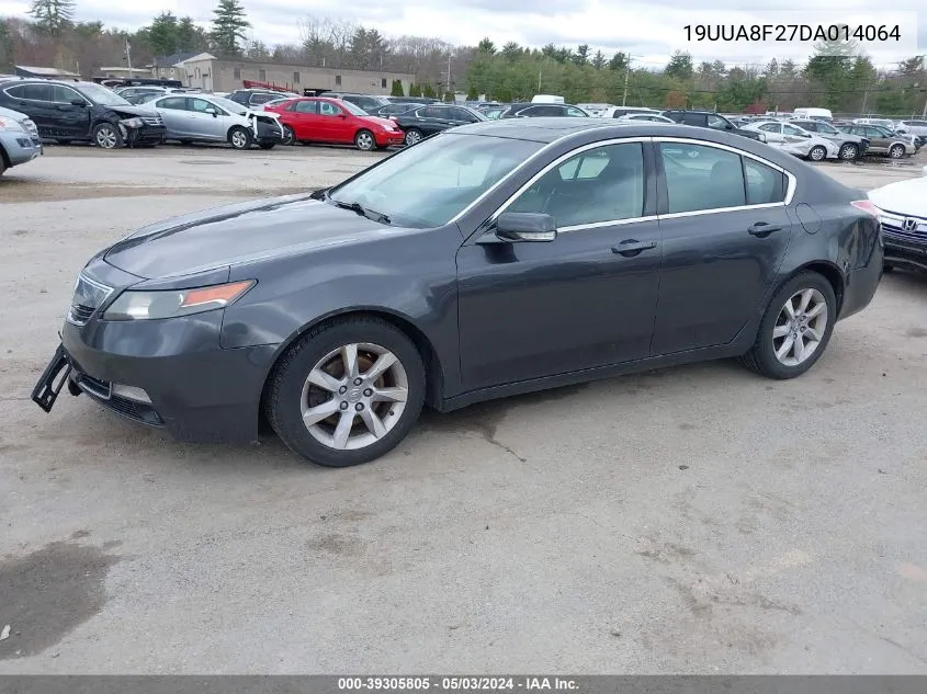 2013 Acura Tl 3.5 VIN: 19UUA8F27DA014064 Lot: 39305805