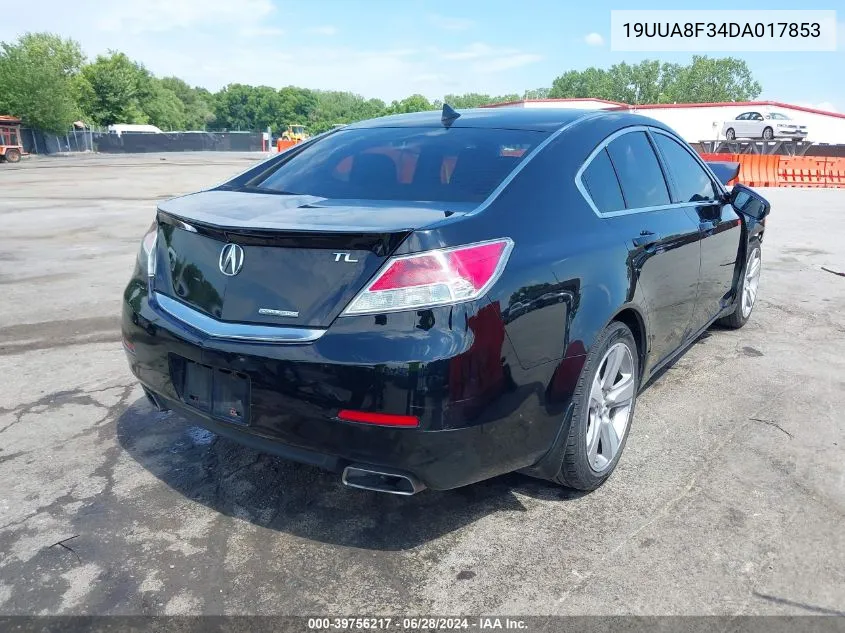 2013 Acura Tl 3.5 Special Edition VIN: 19UUA8F34DA017853 Lot: 39756217