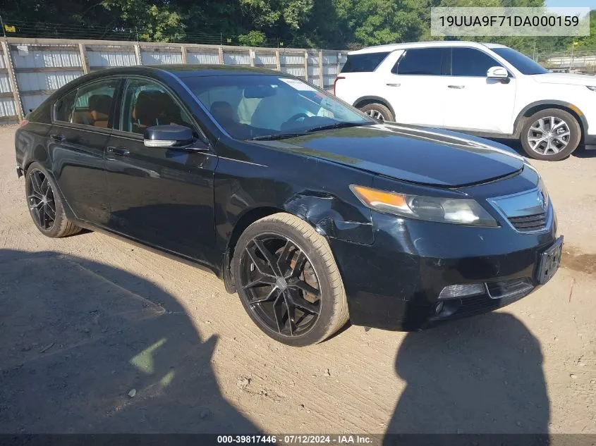 2013 Acura Tl 3.7 VIN: 19UUA9F71DA000159 Lot: 39817446