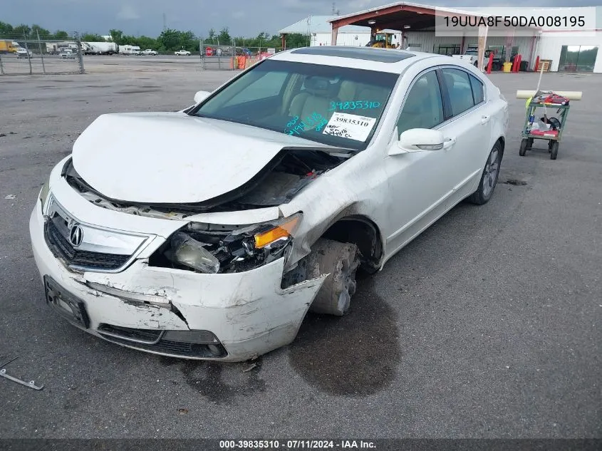 2013 Acura Tl 3.5 VIN: 19UUA8F50DA008195 Lot: 39835310