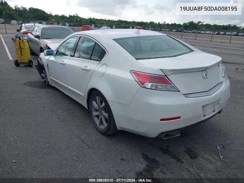 2013 Acura Tl 3.5 VIN: 19UUA8F50DA008195 Lot: 39835310