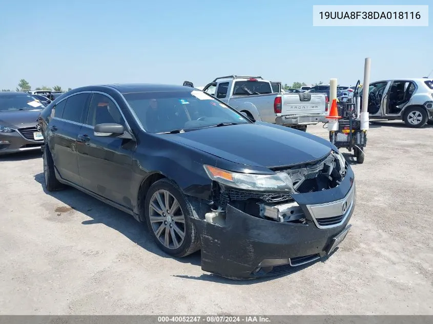 2013 Acura Tl 3.5 Special Edition VIN: 19UUA8F38DA018116 Lot: 40052247