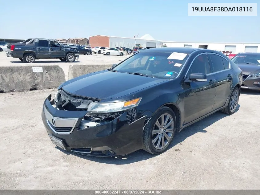 2013 Acura Tl 3.5 Special Edition VIN: 19UUA8F38DA018116 Lot: 40052247