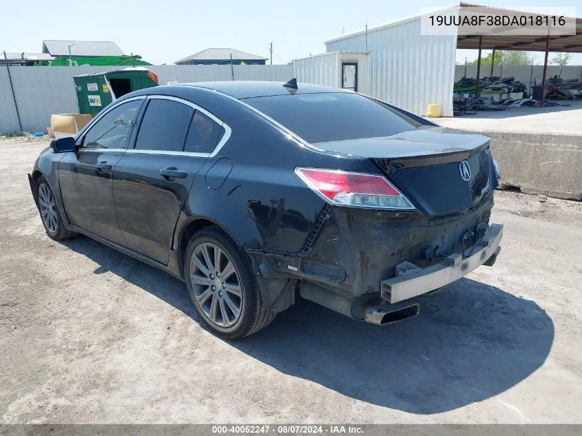 19UUA8F38DA018116 2013 Acura Tl 3.5 Special Edition