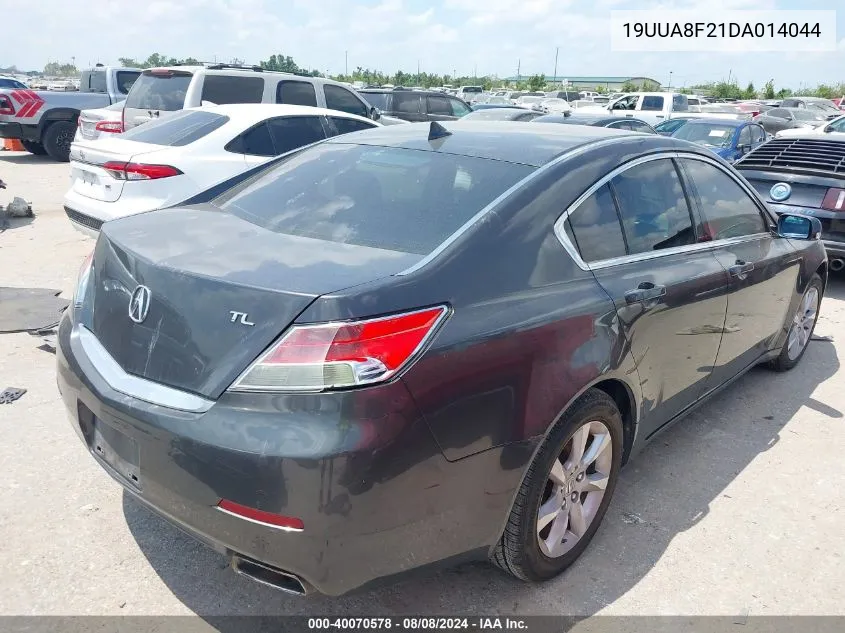 2013 Acura Tl 3.5 VIN: 19UUA8F21DA014044 Lot: 40070578