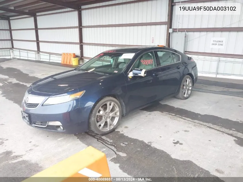 19UUA9F50DA003102 2013 Acura Tl 3.7