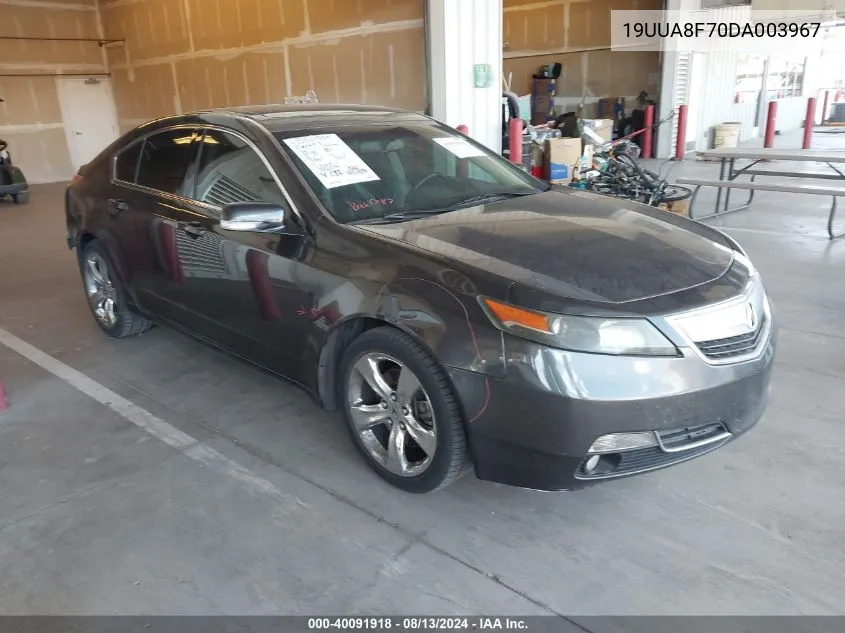 2013 Acura Tl 3.5 VIN: 19UUA8F70DA003967 Lot: 40091918