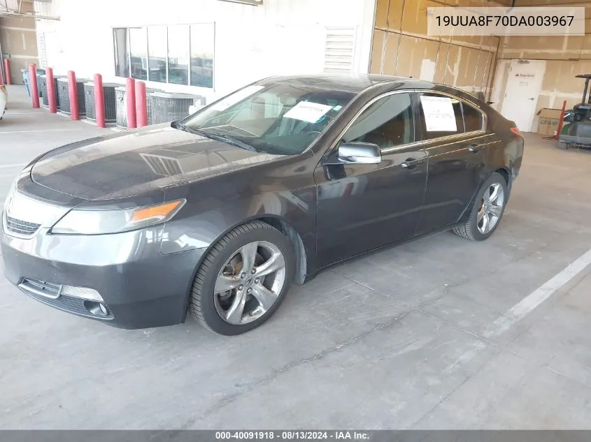 2013 Acura Tl 3.5 VIN: 19UUA8F70DA003967 Lot: 40091918