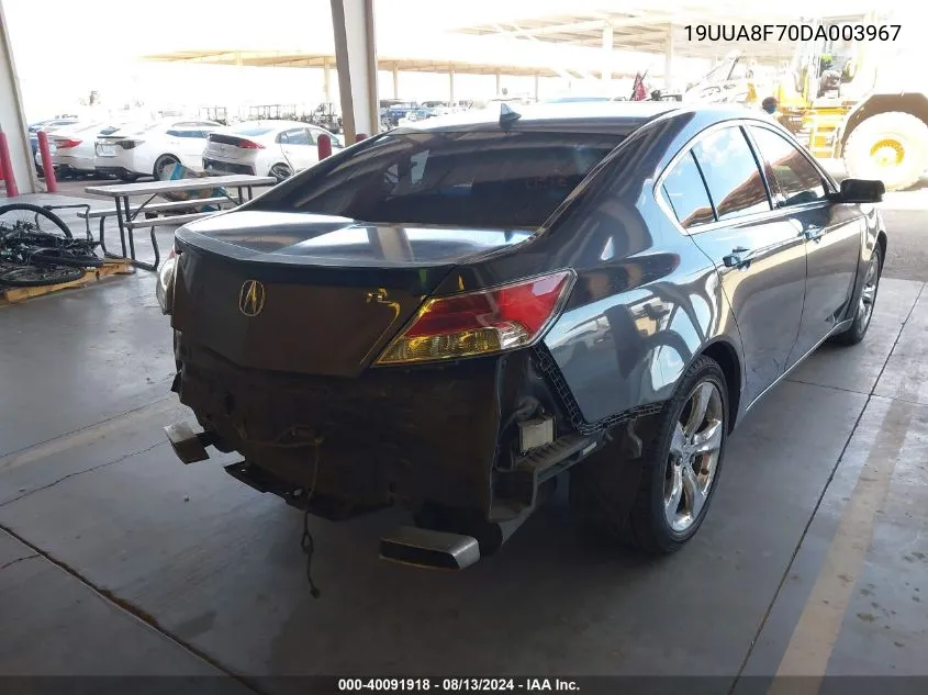 19UUA8F70DA003967 2013 Acura Tl 3.5