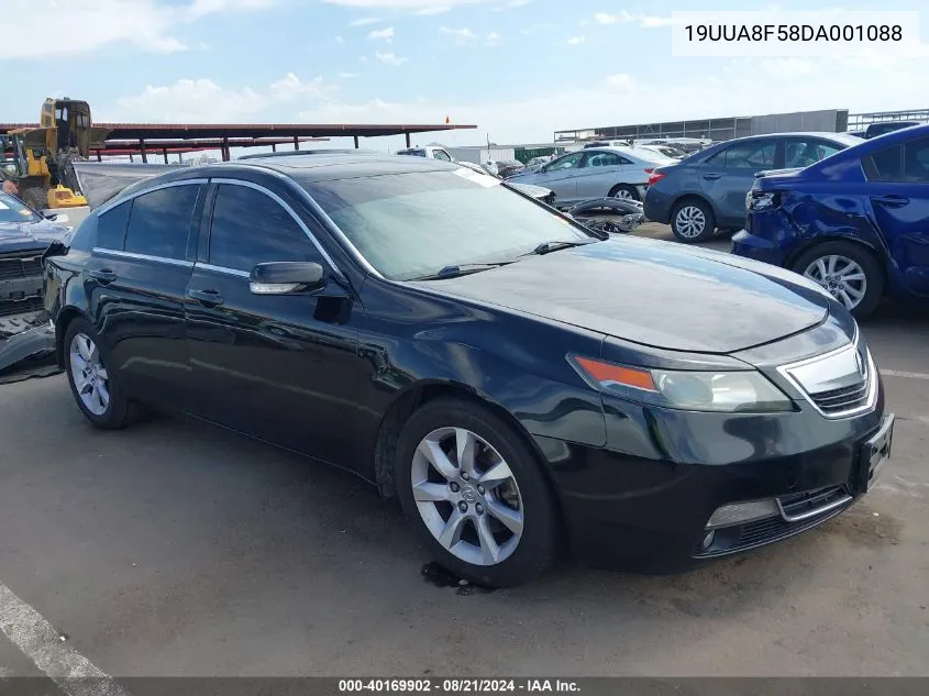 2013 Acura Tl 3.5 VIN: 19UUA8F58DA001088 Lot: 40169902