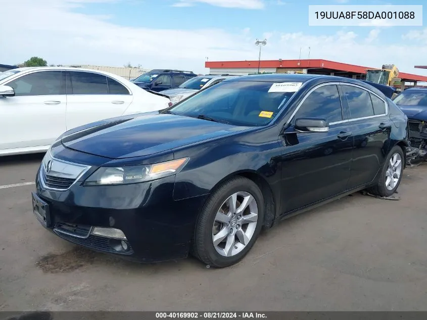 19UUA8F58DA001088 2013 Acura Tl 3.5