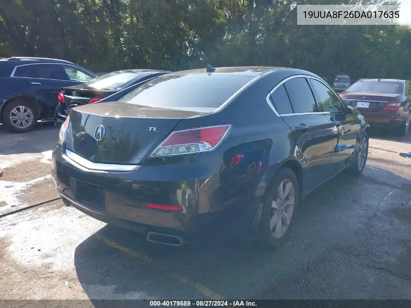 2013 Acura Tl 3.5 VIN: 19UUA8F26DA017635 Lot: 40179589