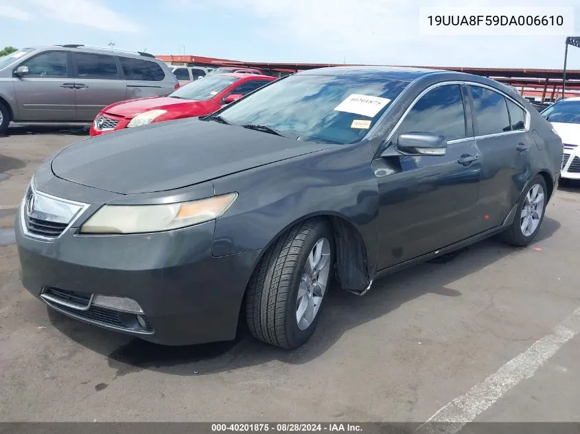 2013 Acura Tl 3.5 VIN: 19UUA8F59DA006610 Lot: 40201875