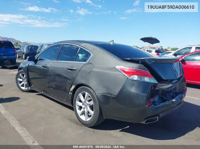 2013 Acura Tl 3.5 VIN: 19UUA8F59DA006610 Lot: 40201875