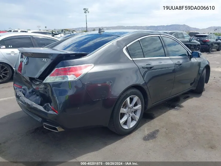 2013 Acura Tl 3.5 VIN: 19UUA8F59DA006610 Lot: 40201875