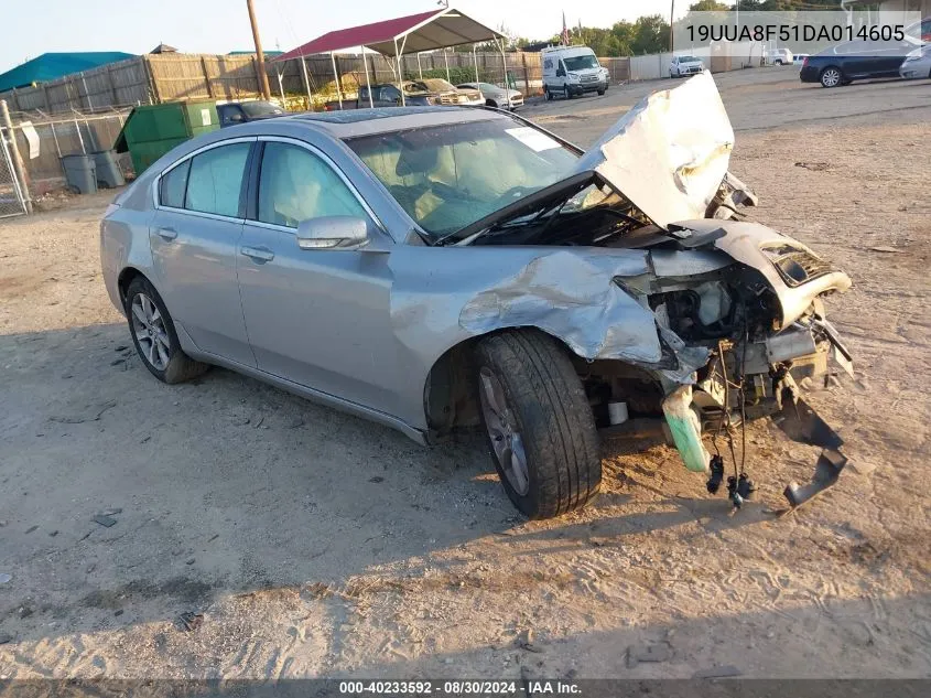 19UUA8F51DA014605 2013 Acura Tl 3.5