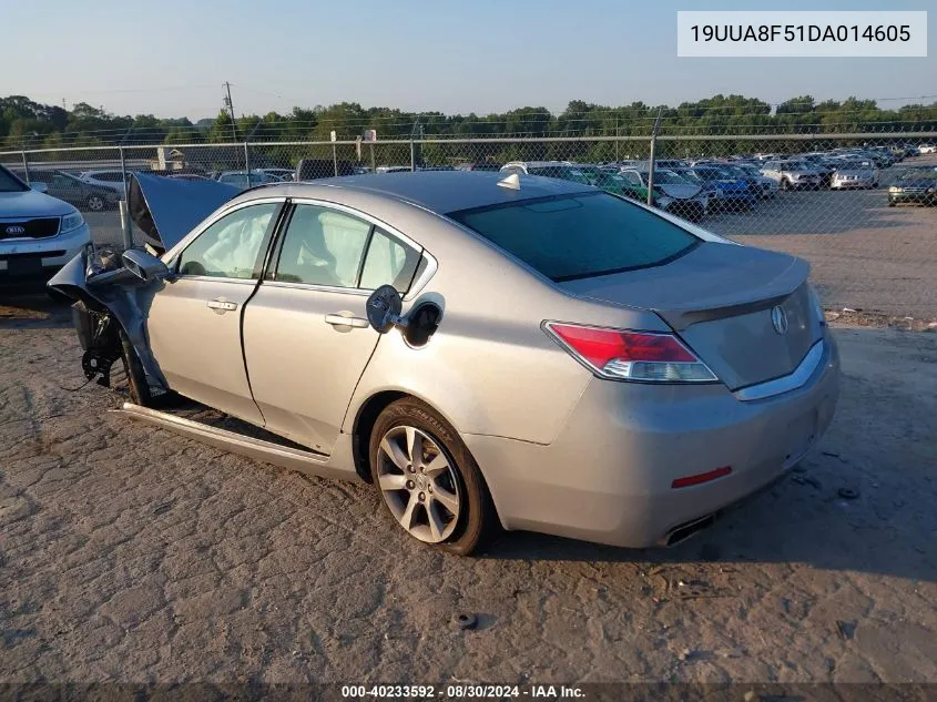 2013 Acura Tl 3.5 VIN: 19UUA8F51DA014605 Lot: 40233592