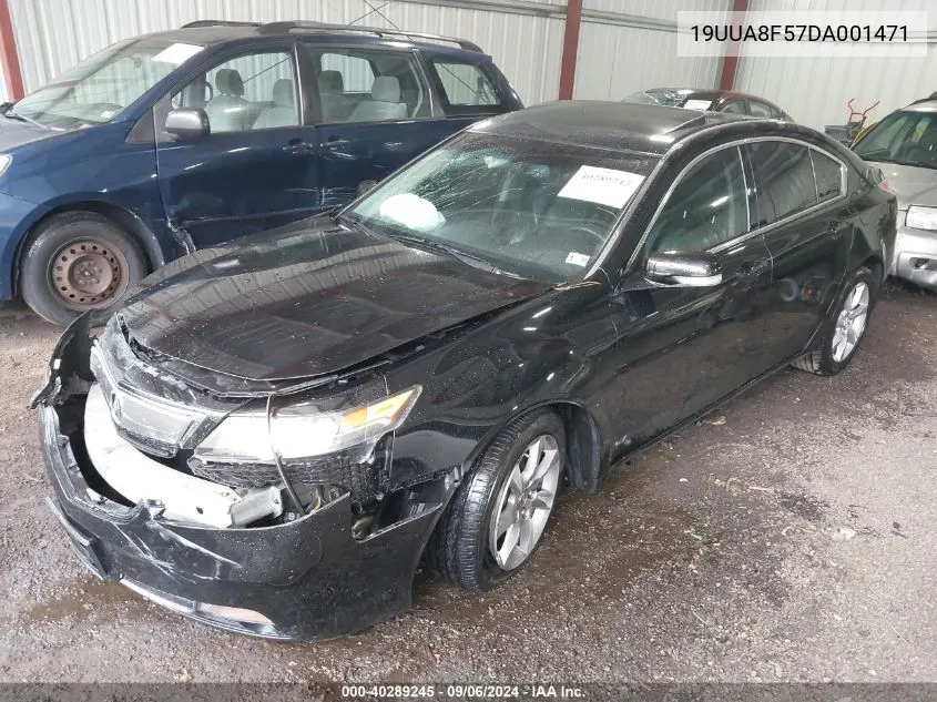 19UUA8F57DA001471 2013 Acura Tl 3.5