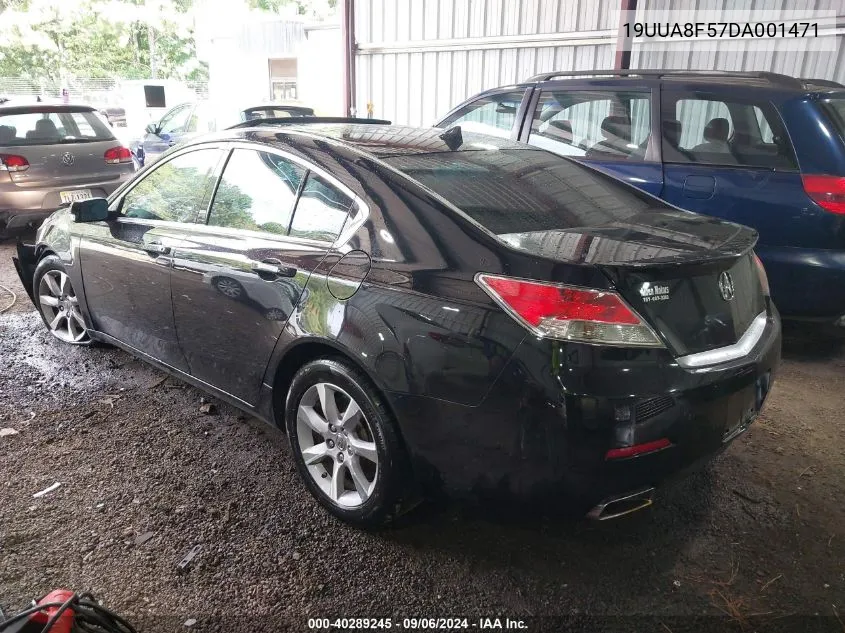 2013 Acura Tl 3.5 VIN: 19UUA8F57DA001471 Lot: 40289245