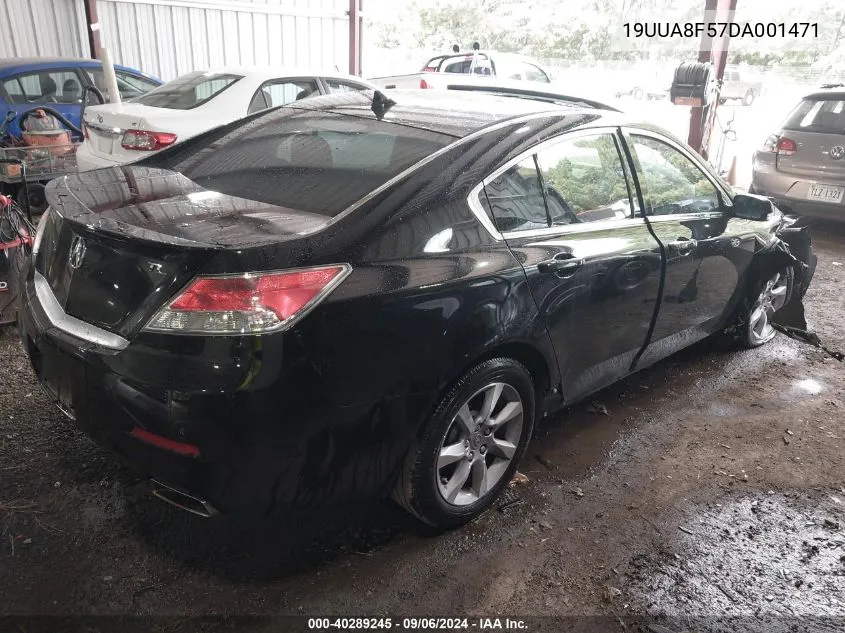 2013 Acura Tl 3.5 VIN: 19UUA8F57DA001471 Lot: 40289245