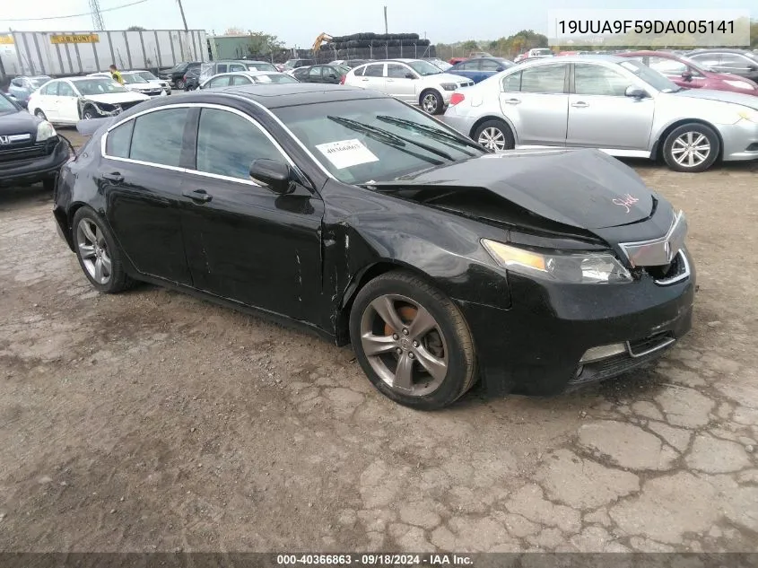 2013 Acura Tl Tech VIN: 19UUA9F59DA005141 Lot: 40366863