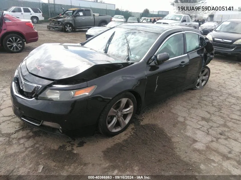 2013 Acura Tl Tech VIN: 19UUA9F59DA005141 Lot: 40366863