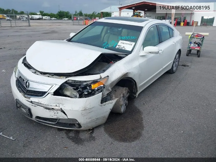 2013 Acura Tl 3.5 VIN: 19UUA8F50DA008195 Lot: 40389844