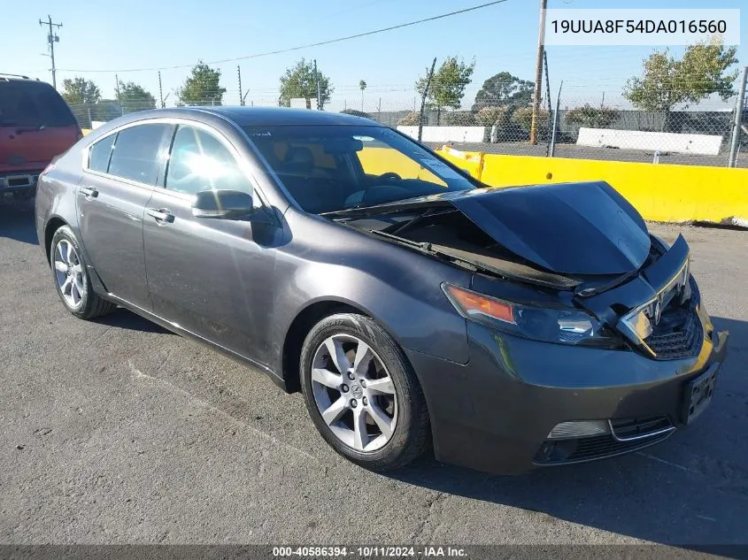 2013 Acura Tl 3.5 VIN: 19UUA8F54DA016560 Lot: 40586394