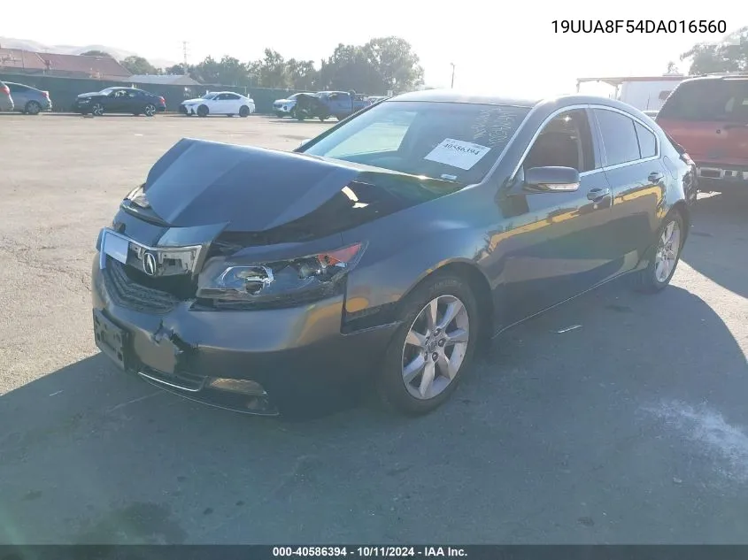 2013 Acura Tl 3.5 VIN: 19UUA8F54DA016560 Lot: 40586394