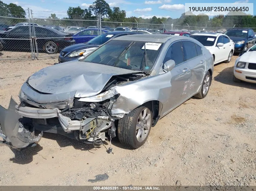 2013 Acura Tl 3.5 VIN: 19UUA8F25DA006450 Lot: 40605391