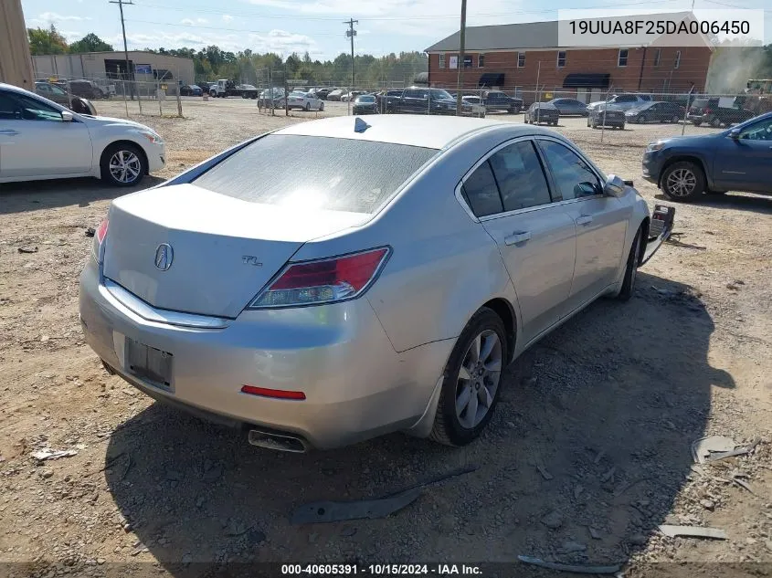 2013 Acura Tl 3.5 VIN: 19UUA8F25DA006450 Lot: 40605391