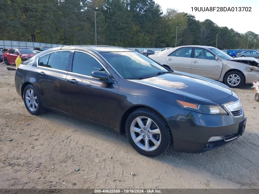 2013 Acura Tl 3.5 VIN: 19UUA8F28DA013702 Lot: 40622588