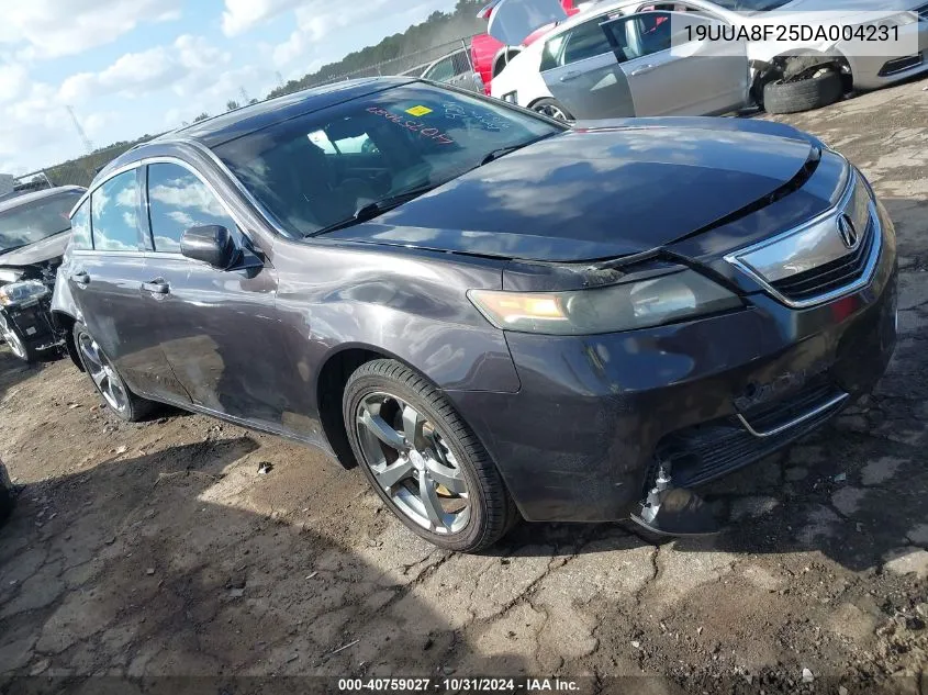 2013 Acura Tl 3.5 VIN: 19UUA8F25DA004231 Lot: 40759027