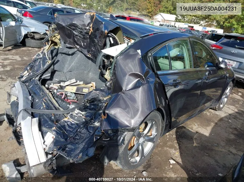 2013 Acura Tl 3.5 VIN: 19UUA8F25DA004231 Lot: 40759027