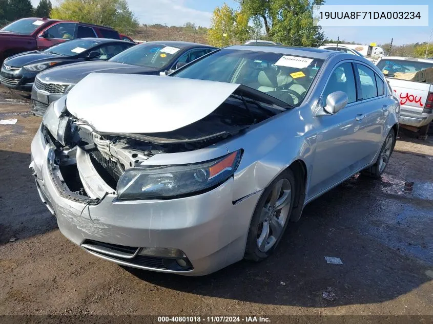 2013 Acura Tl 3.5 VIN: 19UUA8F71DA003234 Lot: 40801018