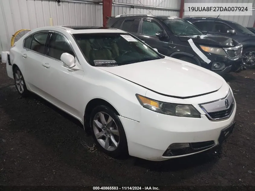 2013 Acura Tl 3.5 VIN: 19UUA8F27DA007924 Lot: 40865583