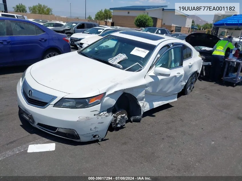 2014 Acura Tl 3.5 VIN: 19UUA8F77EA001182 Lot: 39817294