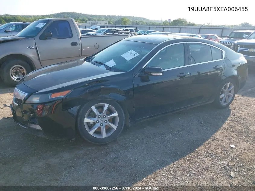 2014 Acura Tl 3.5 VIN: 19UUA8F5XEA006455 Lot: 39867256